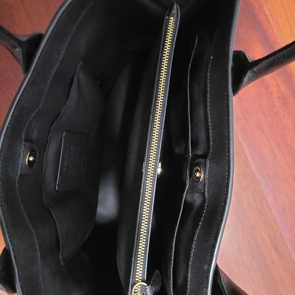 Black large Coach satchel